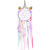 Siveit Unicorn Dream Catcher, Handmade Colorful Feather Flower Dream Catchers Wall Hanging Decorations for Girls Bedroom Birthday (Purple)