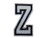 Miniblings Letters Initials Alphabet ABC Patch Hotfix Iron On Sewing4.5cm Letter Z