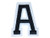 Miniblings Letters Initials Alphabet ABC Patch Hotfix Iron On Sewing4.5cm Letter A