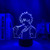 3D Illusion Lamp Anime Light Night Light 3D Led Night Lamp Bakugo My Hero Academia for Room Decor Birthday Gift Manga Gadget My Hero Academia Katsuki Bakugo Light Anime Remote