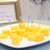 Blue Paper Frill Picks Blue Wood Tooth Picks Fruit Cocktail Picks 200 Pack