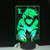 3D LED Night Light Cartoon Kakashi  and Sasuke Sakura Japanese Manga Anime Friendship Comic Sensor Lamp 3D
