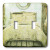 3dRose lsp_44793_2 Double Toggle Switch with Ivory Yellow and Aqua Bedroom