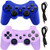PS3 Controllers for Playstation 3 Dualshock Six-axis, Wireless Bluetooth Remote Gaming Gamepad Joystick Includes USB Cable (Blue and Purple)