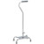 Carex Quad Cane with Large Base - Quad Walking Cane with Offset Cane Handle and Adjustable Height - 4 Tip Cane for Stability