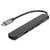 5-in-1 USB Hub, Portable Type-C to HDMI 3 USB Port PD Charge 4K HD Computer Docking Station USB 3.0 Plug and Play