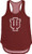 Blue 84 NCAA Indiana Hoosiers Adult Women NCAA Women's Tri Blend Panel Tank,Medium,Cardinal