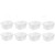 Sterilite Durable Heavy-Duty Reinforced Plastic 12 Quart Kitchen Dishpan, White (8 Pack)