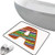 Doormat Skidproof Bath Rug Letter A Rubber Non Slip Floor Mat Alphabet A Writing Typography Mosaic Effects Language School Education Graphic Art,Multicolor,Indoor/Outdoor/Front Door/Entrance/Bedroom/B