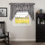 VHC Brands Annie Buffalo Check Curtain, Swag Set 36x36x16, Black