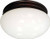 Volume Lighting V7006-79  1-Light Antique Bronze Flush Mount Ceiling Fixture (Renewed)