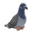 Carl Dick Dove, Pigeon Blue 8 inches, 24cm, Plush Toy, Soft Toy, Stuffed Animal 3299