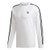 adidas Originals mens 3-Stripes Tee White/White Small
