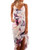 Dearlove Women's Sexy Wrap V Neck Spaghetti Strap Sleeveless Floral Print Split Summer Beach Casual Maxi Dress White Flower S Dearlove Women's Sexy Wrap V Neck Spaghetti Strap Sleeveless Floral Print Split Summer Beach Casual Maxi Dress White Flower S