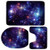 HUGS IDEA 3 Piece Bath Rug Set Toilet Seat Cover Galaxy Space Pattern Contour Rug Pedestal Mat and Toilet Lid Cover, Non Slip Bathroom Floor Mat HUGS IDEA 3 Piece Bath Rug Set Toilet Seat Cover Galaxy Space Pattern Contour Rug Pedestal Mat and Toilet Lid Cover, Non Slip Bathroom Floor Mat