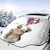 Car Front Window Windshield Snow Cover, Romantic Comic Male Character Writing Declaration of Love with Valentines Heart,Car Sunshades Thicker Waterproof Guard Cover (57.946.5)