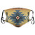 Balaclava Elastic Ear Loop Windproof Dust Custom Face Mask Decoration Home  and  Office, Native American Saddle Blanket Pattern Washable And Reusable With 2 Filter