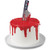 Wilton Halloween Bloody Knife Icing Decoration