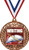 2 1/4 inch Writing 3D Medals, Writing Medal Great Writers Award Medals Bronze 5 Pack