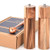 Wooden Salt and Pepper Grinder Set - Salt and Pepper Mill w/ Rose Gold Scoop - Pepper Grinder, Sea Salt Shaker Grinder - Salt and Pepper Mills Shaker Grinders - Salt  and  Pepper Shakers, Seasoning Shaker