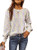 Womens Sweaters Oversized Cable Knit Sweater Colorful Crew Neck Sweatshirt Long Sleeve Crew Neck Pullover Sweater Tops