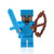 LEGO Minecraft Steve with Diamond Armor and Sword