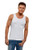 oodji Ultra Men's Basic Tank Top, White, US 40 / EU 50 / M