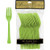Kiwi Green Plastic Forks, 20 Ct.