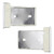 BisLinks Silver Nano Sim Card Tray plus SD Memory Card Tray Reader Holder for HTC One M9