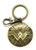 DC New Wonder Woman Shield Pewter Key Ring
