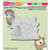 STAMPENDOUS HMCV27   Rubber Stamp Cling Confetti Fun