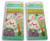 Easter Bunny Patterned Loot Treat Bags with Twist Ties - 30 Count