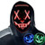 Halloween Mask LED Light up Masks Scary mask for Festival Cosplay Halloween Costume Masquerade Parties,Carnival,Red