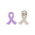 WIZARDPINS Lavender Glitter Awareness Ribbon Enamel Pin Cancer 1 Pin WIZARDPINS Lavender Glitter Awareness Ribbon Enamel Pin Cancer 1 Pin