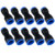 Metalwork Plastic Push to Connect Straight Union Pipe Tube Reducer Fitting, 6mm OD x 10mm OD, Reducing Coupler Straight Pneumatic Connector (Pack of 10)