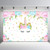 Mocsicka 5x3ft Floral Unicorn Party Backdrop Pastel Stars Gold Pink Unicorn Horn Birthday Background Vinyl Unicorn Birthday Baby Shower Backdrops Party Studio Props