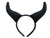 Fancy Cat Women Set Devil Horns Headbands: H4 (Black Devil Horn)