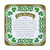 Royal Tara Irish Celtic Coaster with an Irish Blessing and Shamrock Design