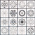 LAVZAN 16 Pack Mandala Dotting Stencils Template,Mandala Dotting Stencils Mandala Dot Painting Stencils Painting Stencils for Painting on Wood,Airbrush and Walls Art