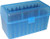 MTM 50 Round Flip-Top Rifle Ammo Box Large Mag (Clear Blue)