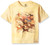 The Mountain Unisex-Adult's Horses  and  Sun, Yellow, Large