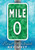 Toland Home Garden Mile Marker Zero 12.5 x 18 Inch Decorative Regional Key West Florida Road Sign Garden Flag