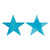Star Cutouts   Caribbean Blue   Party Decor   40 Ct.