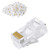 100 Pack Cat6 RJ45 Ends Plugs, Cat6 / Cat5e RJ45 Connector, Ethernet Cable Crimp Connectors UTP Network Plug for Solid Wire and Standard Cable (Transparent) 100 Pack Cat6 RJ45 Ends Plugs, Cat6 / Cat5e RJ45 Connector, Ethernet Cable Crimp Connectors UTP Network Plug for Solid Wire and Standard Cable (Transparent)