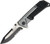 MTECH USA MT-807GY Spring Assist Folding Knife, Two-Tone Half-Serrated Blade, Black And Grey Handle, 4.5-Inch Closed