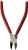 Uxcell Soft Plastic Coated Handgrip Wire Cutter Diagonal Cutting Pliers, 6.5", Red