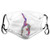 Watercolor Gymnastics Girl Dust Washable Reusable Filter Warm Windproof and Reusable Mouth Cotton Face