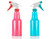 DecorRack Empty Spray Bottle 16 oz, BPA Free- Plastic, Professional Sprayer with Adjustable Nozzle for Cleaning Solutions, Kitchen, Hair, Plants, Leak Proof Fine Clear Mist Bottles (2 Pack)
