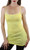 ToBeInStyle Women's Tank Top with Adjustable Spaghetti Straps - E. Yellow - S