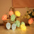 Easter Egg String Lights 10 LED 4.9FT Easter Eggs Battery Operated Easter Party Decor Lights Egg Lights for Easter Home Decor Spring Indoor Outdoor Decoration Lights (10LED 4.9FT)